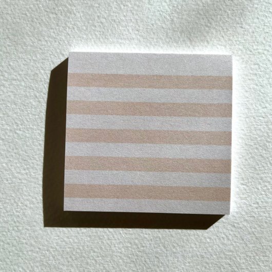 Oranje pastelstreep Post-it notes