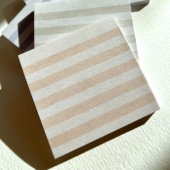 Oranje pastelstreep Post-it notes