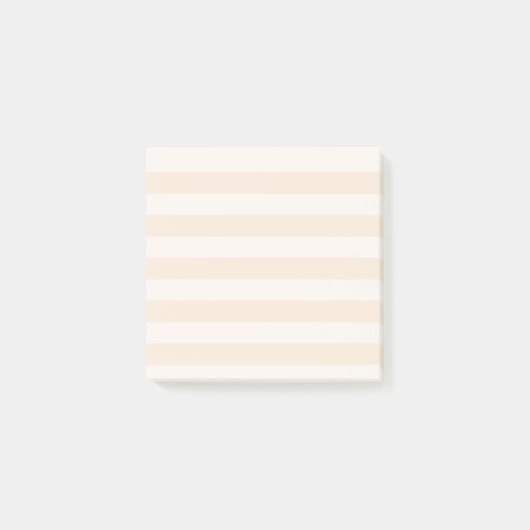 Oranje pastelstreep Post-it notes (Voorkant)