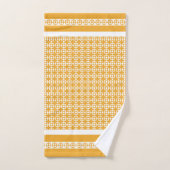 Oranje Patchwork Bad Handdoek (Handdoek)