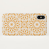 Oranje Patroon Abstract Mandala Case-Mate iPhone Case (Achterkant (horizontaal))