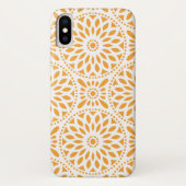 Oranje Patroon Abstract Mandala Case-Mate iPhone Case (Achterkant)