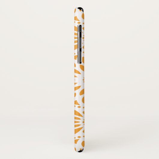 Oranje Patroon Abstract Mandala Case-Mate iPhone Case (Achterkant/links)