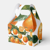 Oranje patroon bedankdoosjes (Achterkant)