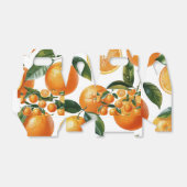 Oranje patroon bedankdoosjes (Uitgevouwen)
