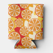 Oranje patroon blikjeskoeler (Voorkant)