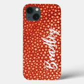 Oranje patroon Case-Mate iPhone case (Achterkant)