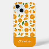 Oranje patroon Case-Mate iPhone case (Achterkant)