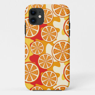 Oranje patroon Case-Mate iPhone case