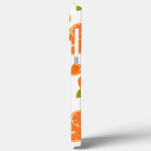 Oranje patroon Case-Mate iPhone case (Achterkant / Links)