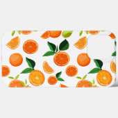 Oranje patroon Case-Mate iPhone case (Achterkant (horizontaal))