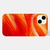 Oranje Patroon Case-Mate iPhone Case (Achterkant (horizontaal))