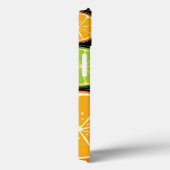 Oranje patroon en achtergrond Case-Mate iPhone case (Achterkant / Rechts)