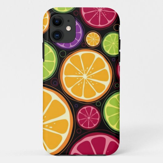 Oranje patroon en achtergrond Case-Mate iPhone case (Achterkant)