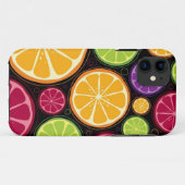 Oranje patroon en achtergrond Case-Mate iPhone case (Achterkant (horizontaal))