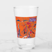 Oranje patroon glas (Voorkant)