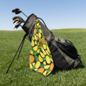 Oranje patroon golfhanddoek (Groen)