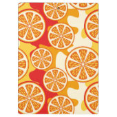 Oranje patroon klembord (Achterkant)