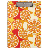 Oranje patroon klembord (Voorkant)