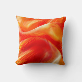 Oranje patroon kussen