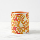 Oranje patroon mok (Midden)