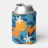 Oranje patroon:  naadloze textuur blikjeskoeler (Blikje Voorkant)