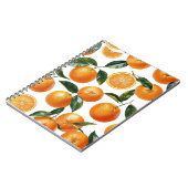 Oranje patroon notitieboek (Linkerzijde)