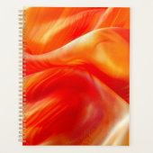 Oranje patroon planner (Voorkant)