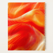 Oranje patroon planner (Achterkant)
