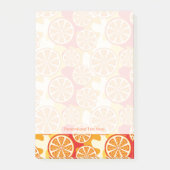 Oranje patroon post-it® notes (Voorkant)