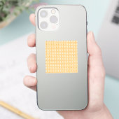 Oranje Patroon Sticker | Trendy Esthetische Decora (Telefoon)