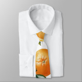 Oranje patroon stropdas (Gebonden)