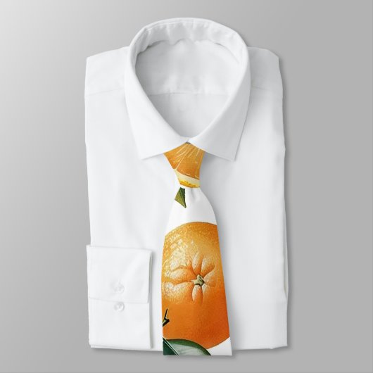 Oranje patroon stropdas (Gebonden)