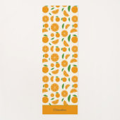 Oranje patroon yogamat (Voorkant)