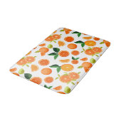 Oranje patroonmedium badmat (Gekanteld)