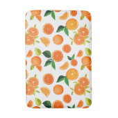 Oranje patroonmedium badmat (Voorkant Verticaal)