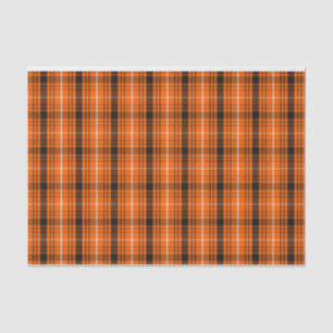Oranje patroonpatroon tissuepapier