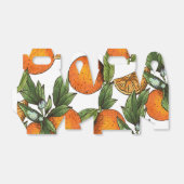 Oranje Pattered Bedankdoosjes (Uitgevouwen)