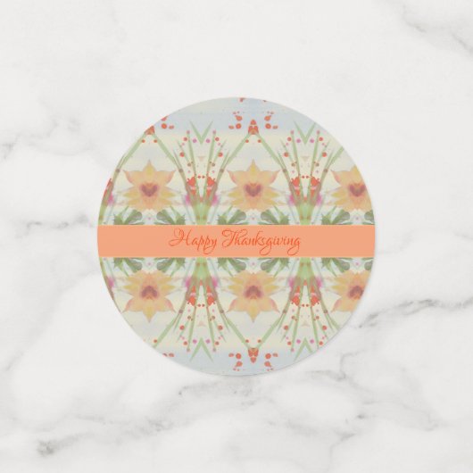 Oranje Pech en Groen Confetti (Kleine voorkant)