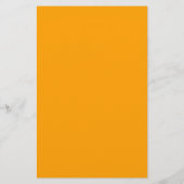 Oranje Peel Solid Color Briefpapier (Achterkant)