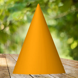 Oranje Peel Solid Color Feesthoedjes