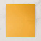 Oranje Peel Solid Color Plaatskaartje (Buitenkant ongevouwen)