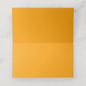 Oranje Peel Solid Color Plaatskaartje (Binnenkant ongevouwen)