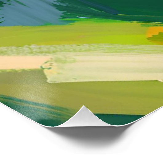 Oranje Perfect Poster (Hoek)