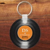 Oranje, persoonlijke muziekvideo-opname Sleutelhan Sleutelhanger (Achterkant)