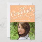 Oranje Perzik Afstuderen Zwirlijk Manuscript | AFS Kaart (Voorkant)