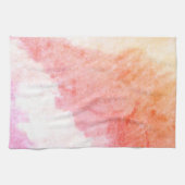 Oranje perzik en roze theedoek (Horizontaal)