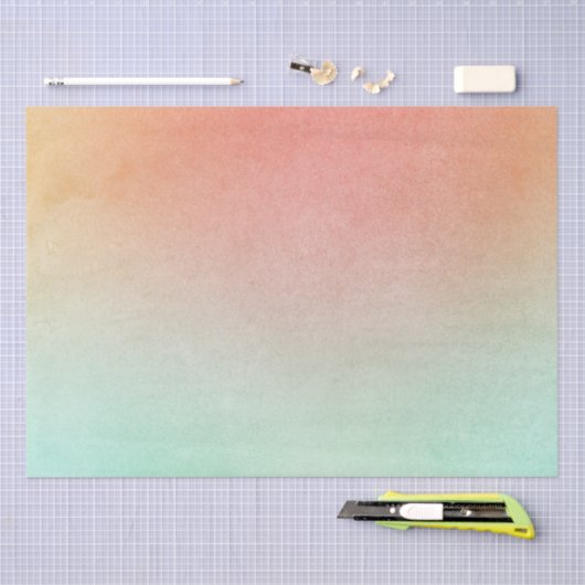 Oranje perzik mint bruiloft tissuepapier (Craft)