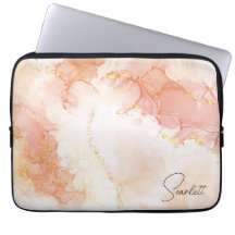 Oranje perzik Waterverf Inkt Glitter 