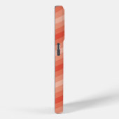 Oranje perzikChevron Case-Mate iPhone Case (Achterkant / Rechts)